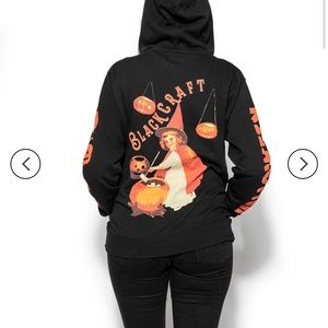 Blackcraft Cult Halloween Zip Up Hoodie